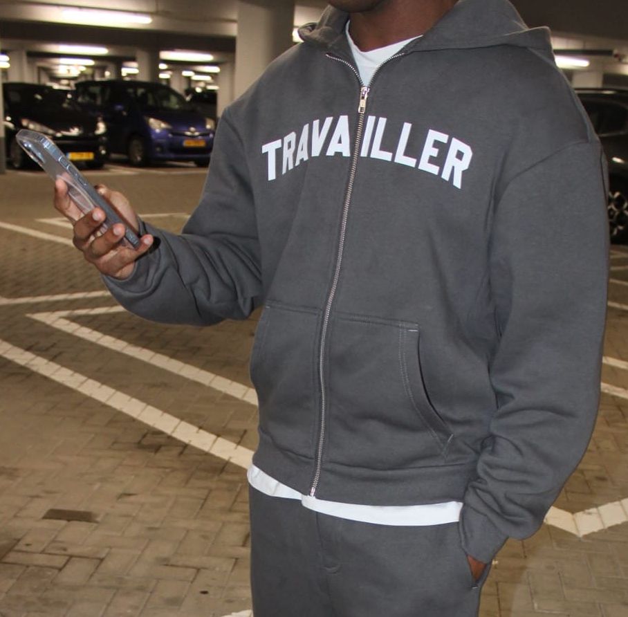 CURVED LOGO ZIP UP